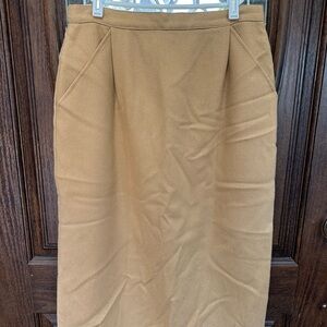 Russ Camel Pencil Skirt for Women